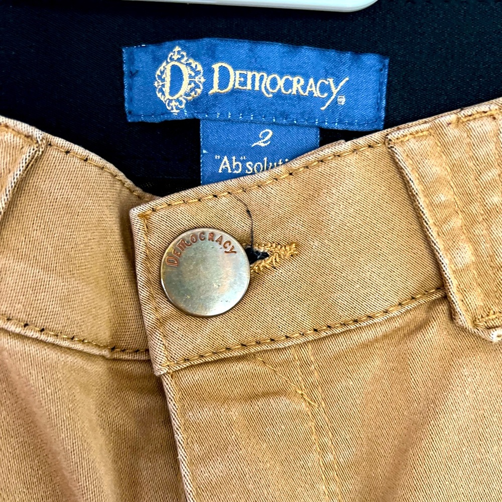 Democracy camel denim pant